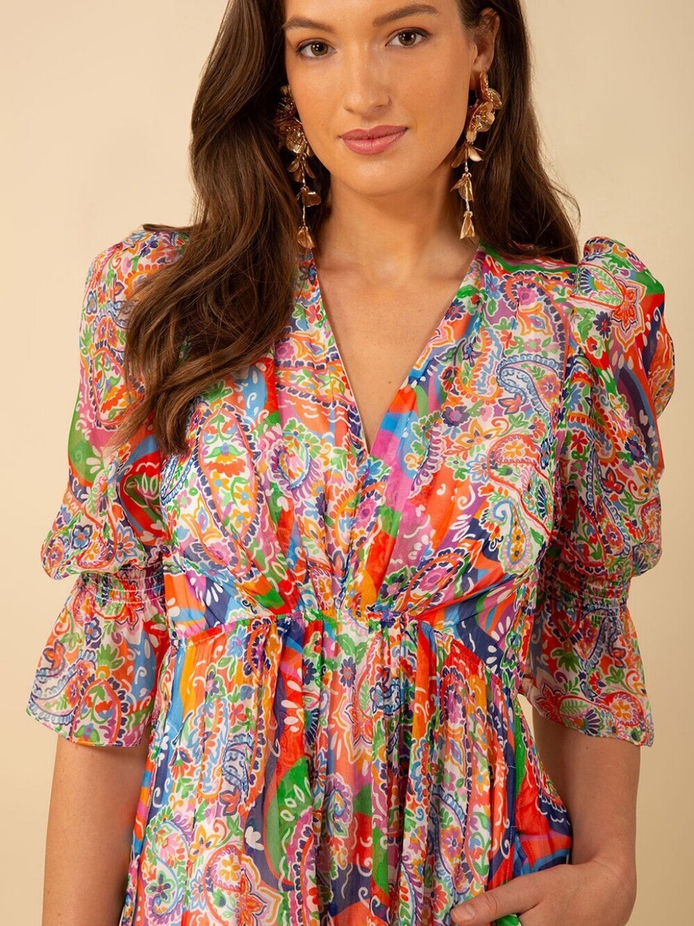 Hale Bob Ophelia Chiffon Maxi Dress - Picture 5 of 12